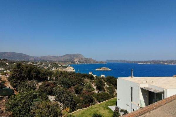 Kreta, Plaka: Erstklassige Entwicklungsmöglichkeit mit Meerblick zu verkaufen