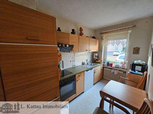 Küche mit einer Einbauküche