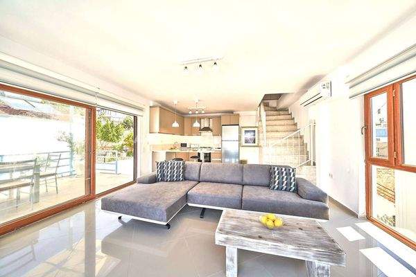 Furnished Sea View Villa Near the Beach in Kalkan Kışla