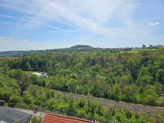 Aussicht vom Balkon