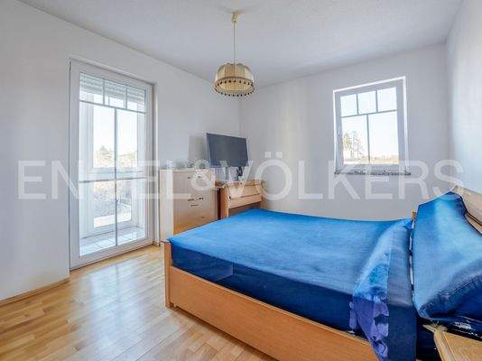 Schlafzimer mit Wintergarten