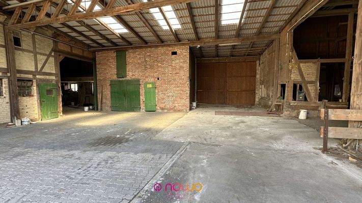 Überdachter Hofbereich