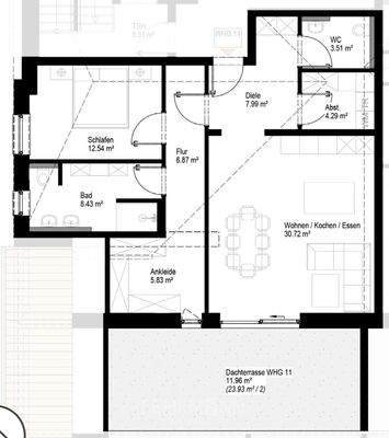 Grundriss WHG 11
