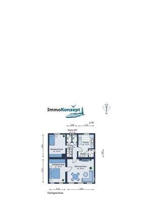 Grundriss Dachgeschoss