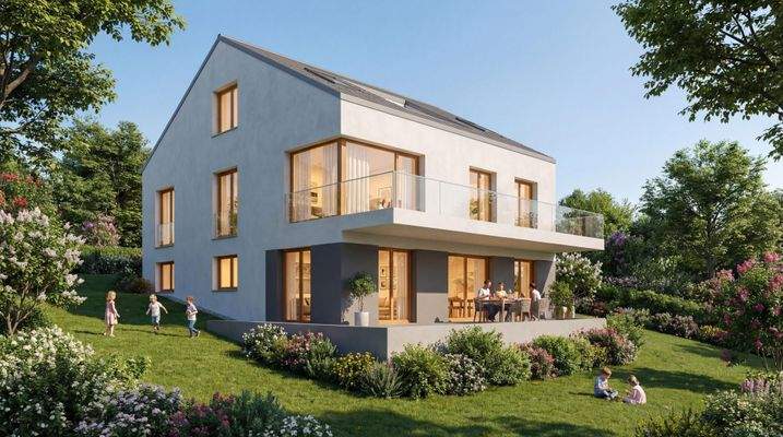 Visualisierung Bebauung vom Architekt