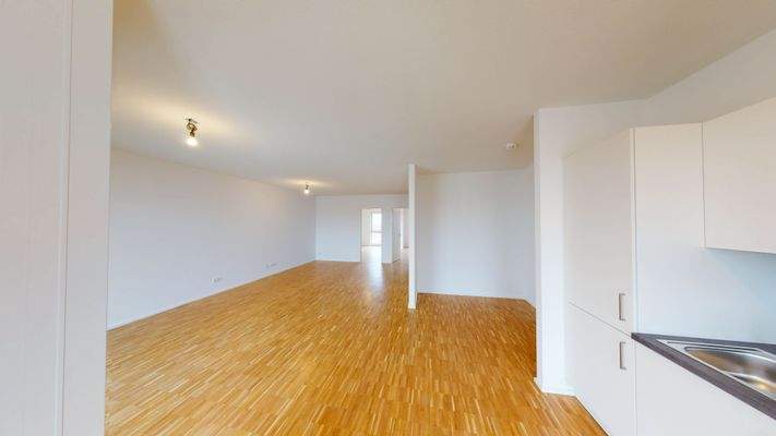 Wohn- und Essbereich (Musterwohnung)