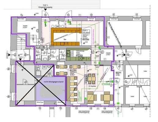 Grundriss Top 1 Erdgeschoß