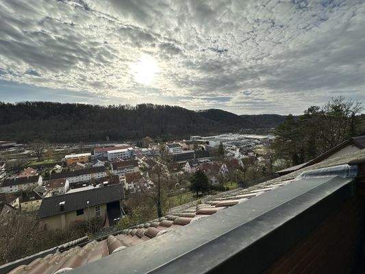 Ausblick Loggia Dachgeschoss