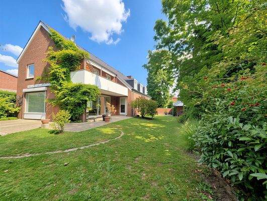 Gartensicht, direkt neben der Illmenau