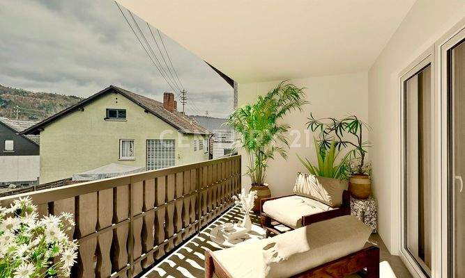 Visualisierung Balkon