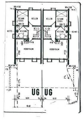 Grundrissplan Untergeschoss