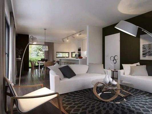 Blick ins Wohnzimmer