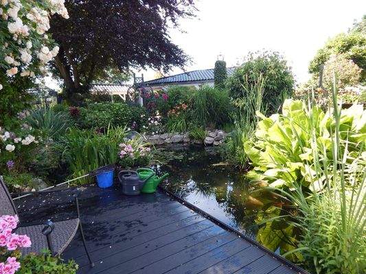 traumhaft schöner Gartenteich