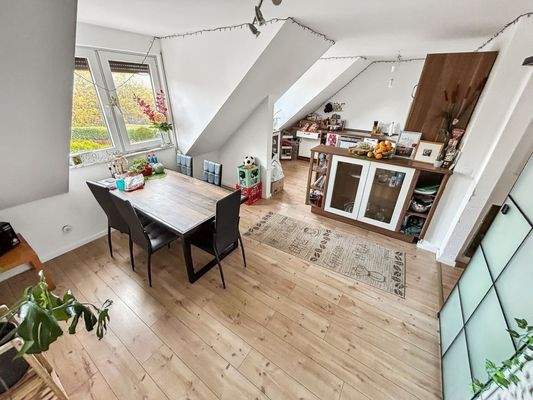 Essbereich und Küche WE 2