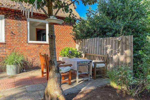 Sitzecke auf der Terrasse