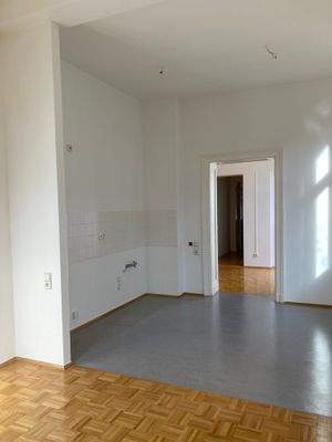 Im Arbeitsbereich geflieste Wände