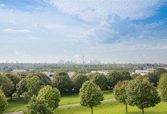 Aussicht Balkon - Skylineblick