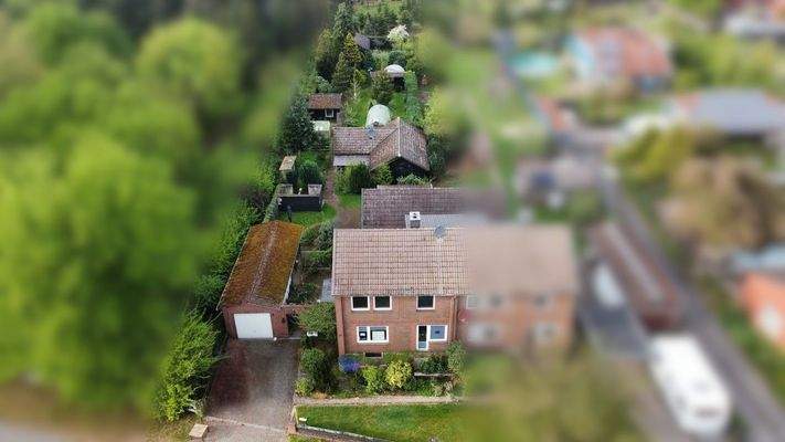 Luftaufnahme von der Straße