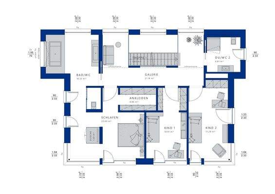 Obergeschoss veränderbarCON-M 165 KAT MH DG
