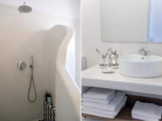 Kreta, Chersonisou: Hotel im Kykladenstil mit 13 Apartments, Pool, Garten und Café / Bar zu verkaufen