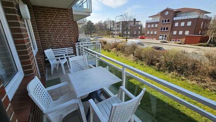 7,5 m² großer West-Balkon