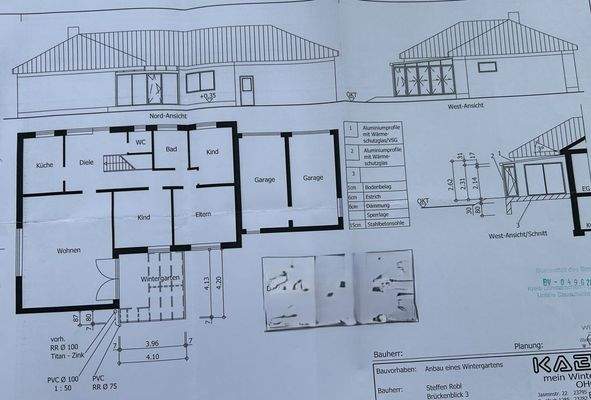 Grundriß Wintergarten