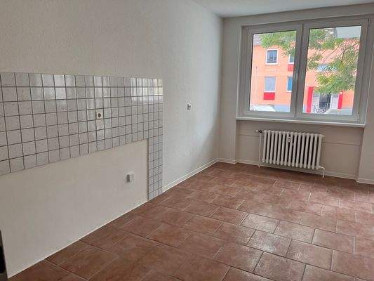 Küche mit Fensterblick