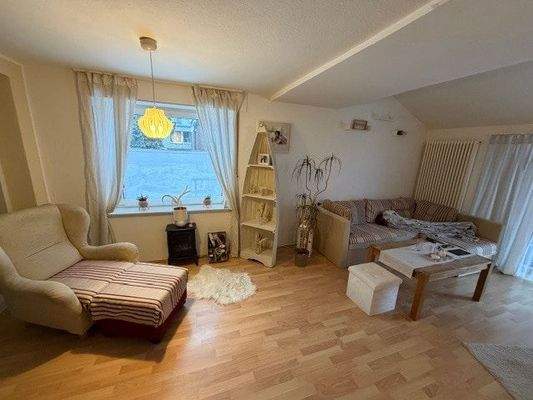 Blick in das Wohnzimmer