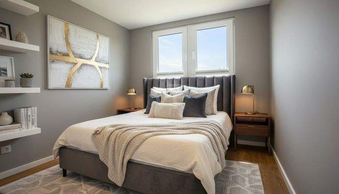 Schlafzimmer digital saniert