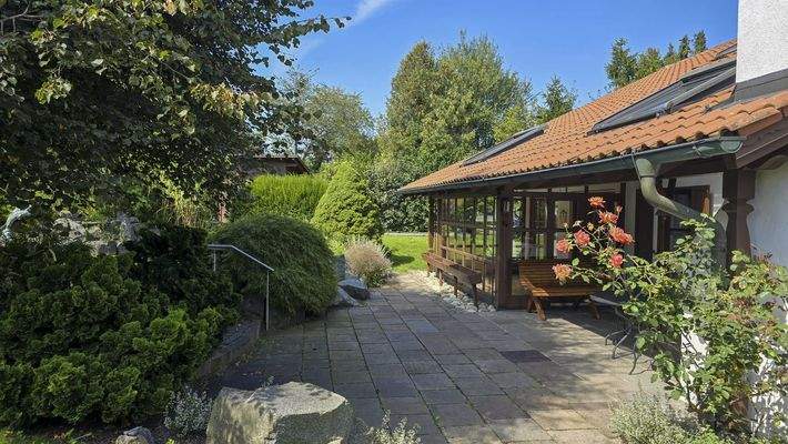 Sommerliche Terrasse