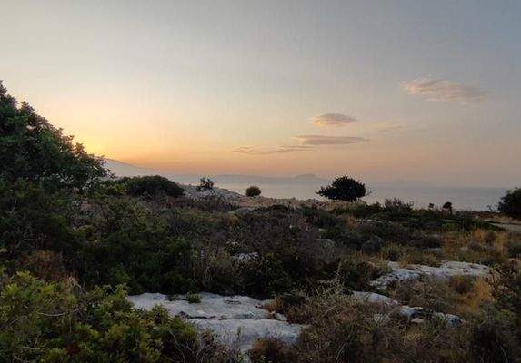 Kreta, Gerani: Erstklassiges Grundstück mit Meerblick nahe Rethymno zu verkaufen