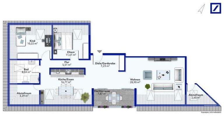 Grundriss Dachgeschoss