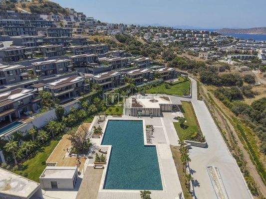 Sea-View Properties in a Project with Private Beach in Bodrum