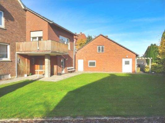 Garage mit Werkstatt