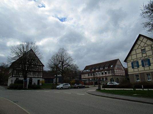 historischer Ortskern Honhardt Pfarrhaus, Schule