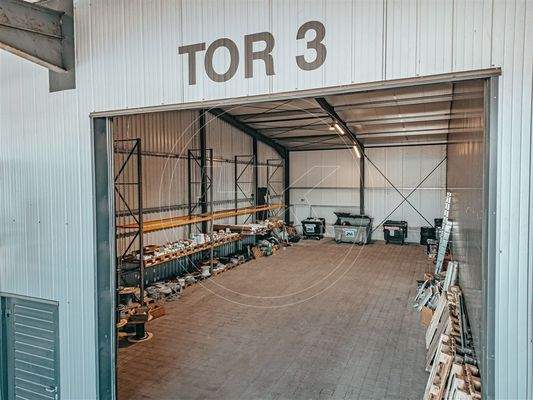 Die Lagerhalle mit 200qm