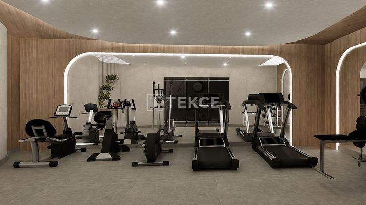 Pool and Sea-View Apartments Near the Beach in Kundu Antalya