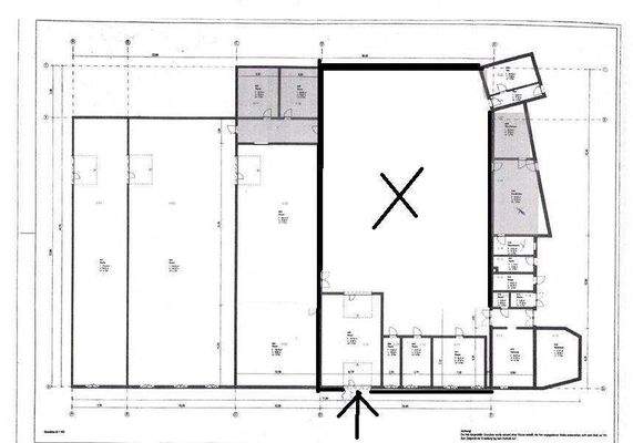 Grundriss Gewerbehalle
