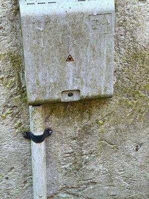 .. mit Glasfaserleitung !