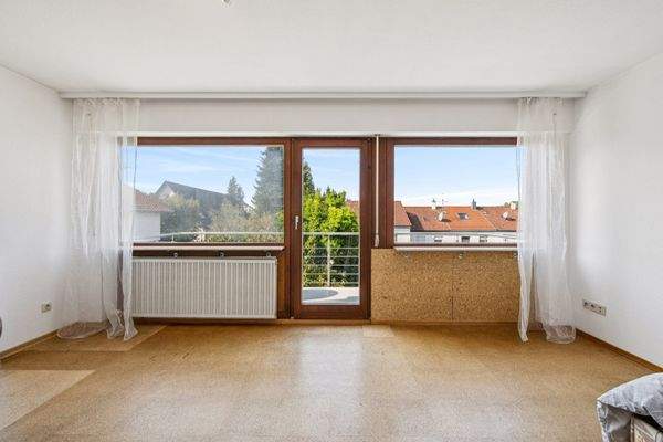 Schlafzimmer mit Balkon