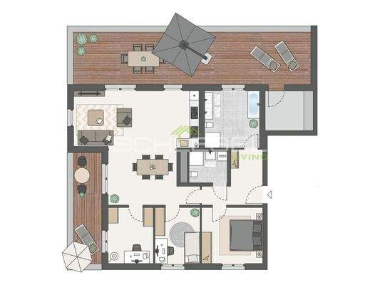Grundriss Penthouse 01 