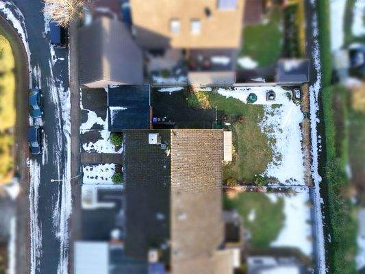 Blick auf das Grundstück