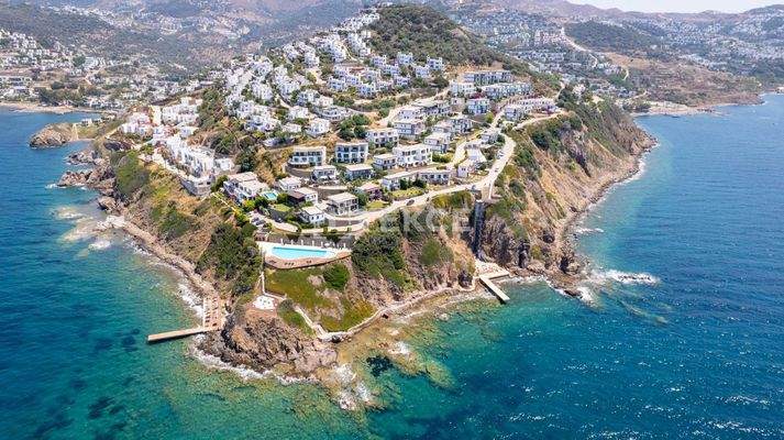 Sea View Apartments with Private Pier and Beach in Bodrum