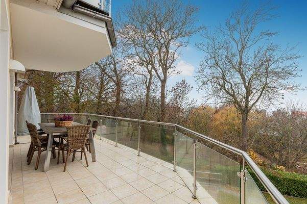 Großer Terrassenbereich