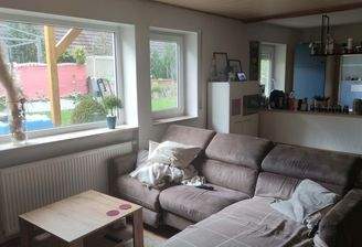 Wohnzimmer Gartenblick