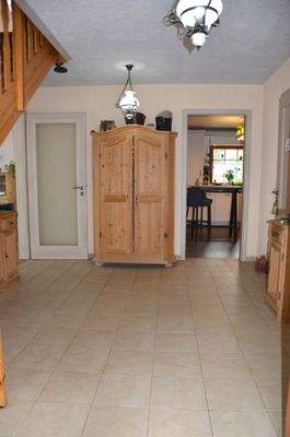 Der geräumige Eingangsbereich