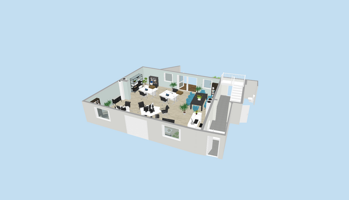 Grundriss Möblierungsbeispiel