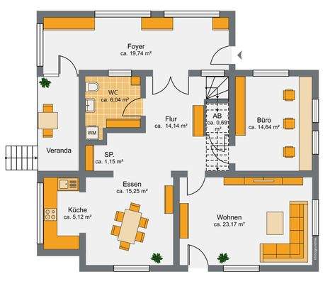 Grundriss Erdgeschoss