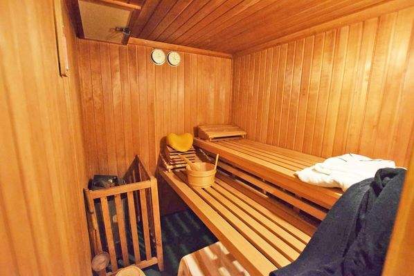 Sauna im Kellergeschoss