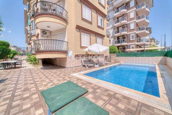 Furnished Apartment in a Complex Close to the Sea in Obagöl Alanya